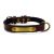 Quality Leather Pet Dog Cat Collar with ID Tags
