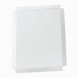 Paneles HD de aluminio en blanco para sublimación de 25x30cm con profundidad de 2.5cm.