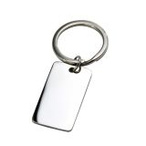 Stainless Steel Personalized Engraved Dog Tag Keychain to My Family / Love Gift