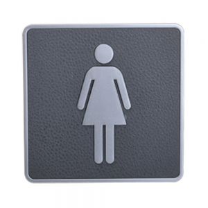 Señalizacion para baños, Mujer ABS Nuevo Material