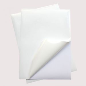 A4 Blank Printable Stickers Glossy PP Paper with Self-Adhesive Shipping Labels for Laser Printer
