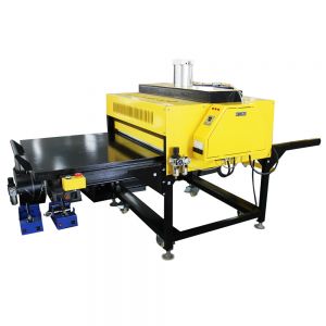 Máquina neumática de prensa de calor de gran formato con mesa de trabajo doble de 99 x 119.4cm con estilo extraíble, 220V 3P
