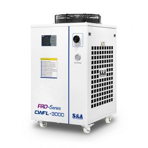 S&A CWFL-3000EN Industrial Water Chiller for 3000W Fiber Laser AC 1P 220-240V, 50Hz