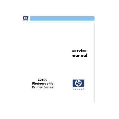 Manual de Servicio en Inglés HP Designjet Z2100