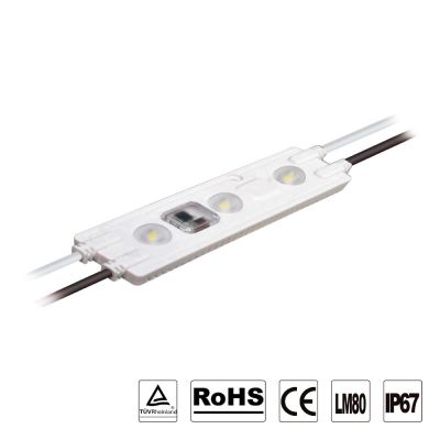 Sample-AC110V No power supply required SMD 2835 IP67 Waterproof LED Module (3 LEDs, 2.5W,L110 x W28 x H8.5mm White Light)