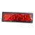 Red LED Name Badge Whit Scrolling Message 4*1.3*0.2in( 102 x 33 x 5mm)