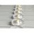 Rígidas barras de luz LED aluminio Base 7 SMD2835 blanca luz LED con lente 7W (600 mm x 20 mm) para mesa de luz