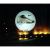 55W LUZ rotativos y estáticos Gobo ajustable publicidad Logo proyector (1 tres colores luz + 1 película)