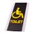 Discapacitados, letreros de baño, letreros sanitarios