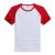 Playera Raglan para Niño de Algodón Mangas Coloridas 10pcs/pack