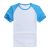 Playera Raglan para Hombre de Algodón Colorida 10pcs/pack