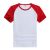 Playera Raglan para Hombre de Algodón Colorida 10pcs/pack