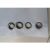 10mm Silver Grommets Eyelet for Semi-automatic Grommet Machine 2000pcs/bag