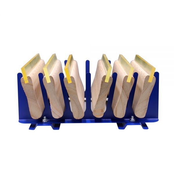 Screen Printing Squeegee Rack 6 Layers Scraper Holder Destop Setting