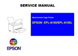 Manual de Servicio en Inglés Impresora Epson EPL-6100 EPL-6100L