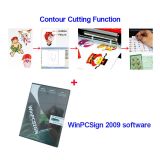 Software profesional WinPCSign 2009 con funciones de corte de contornos.