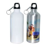 60pcs/Pack 500ml Blank Aluminum Sports Bottle for Sublimation Printing, White