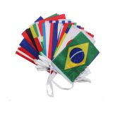 100 countries Rectangle String Flag 105´ Lenght (0.66´ x 0.98´)