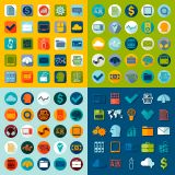 Set de iconos con estilo Diseño web & diseño de marketing (Descarga gratuita de ilustraciones).