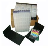 Sistema a granel de tinta con cartuchos verticales de Roland, 4 botellas, 8 cartuchos