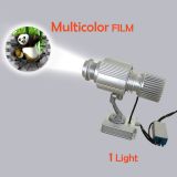 Proyector de luz Impermeable al aire libre IP65 30W LED Gobo giratorio publicidad Logo (con vidrio Multicolor personalizado)