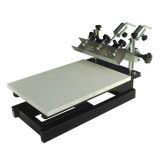 Máquina de Serigrafía Micro-ajustable 1 Color 3 Estaciones