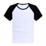 Playera Raglan para Hombre de Algodón Colorida 10pcs/pack