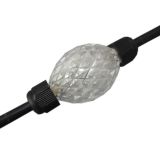 SMD 3535 Φ32 Lampara Bola de Cristal Full Color Resistente al Agua Luz de Punto LED UCS1903IC  DC24V