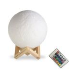 3D Moon Lamp USB LED Night Light Moonlight Gift Remote Control Sensor Color Changing  20cm 