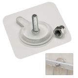 6pcs/pack Household Wall Mount Seamless Self Adhesive Sticky Nails Screws for Bathroom Shower Kitchen Installation