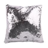 Square Blank Reversible Sequin Magic Swipe Pillow Cover Cushion Case for Sublimation