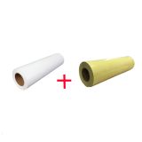 1 Roll White Color Eco-Solvent Printable Heat Transfer Vinyl with 1 Roll Application Tape 23.6" X 5 Yard