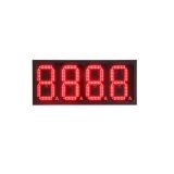 6" LED Gas Station Electronic Fuel Price Sign Red Color