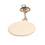 New Blank Sublimation Leather Keychain Pendant