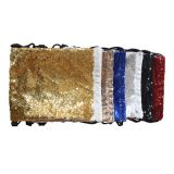 Square Blank Reversible Sequin Magic Swipe Drawstring Bag for Sublimation