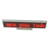 P2.5 Desktop Scrolling Display Red Color 10*2.1*0.6in(258 x 54 x 15mm)