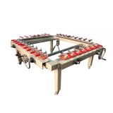 High Precise 150x170cm Pneumatic Screen Stretcher, Screen Printing Equipment