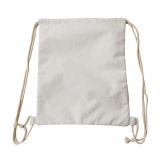 10pcs Linen Blank Sublimation Drawstring Bags Backpacks for DIY