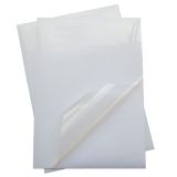 A4 Blank Printable Stickers Semi-Clear PET with Self-Adhesive Shipping Labels for Inkjet Printer