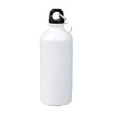10pcs/Pack 600ml Blank Aluminum Sports Bottle for Sublimation Printing, White