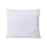 50pcs Plain White Baby cloth with Soft Nap Sublimation Blank Pillow Case Cushion Cover 40x40cm