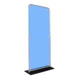3ft x 7.5ft 32mm Aluminum Tube Tube Clear Protective Screen (Frame Only)