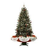 6.2ft Snow Artificial Christmas Tree With Decoration Set