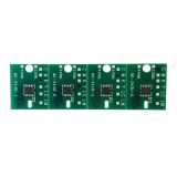 Chips Eco solventescon set de 4 piezas   Permanentes  Roland SP-300i  CMYK