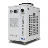 S&A CW-5300AN Industrial Water Chiller (AC220V 50HZ)(Cooling 75W Semiconductor, 18KW CNC Spindle or Welding Machine, 1.09HP)