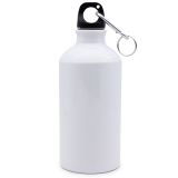 10pcs/Pack 500ml Blank Aluminum Sports Bottle for Sublimation Printing, White