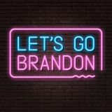 CALCA LET´S GO BRANDON Neon Sign Size - 19.7 x 11.8 Inches