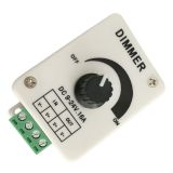 LED Dimmer 12V 30A No-level Manual Dimming Controller for Single Color Led Strip