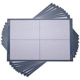 10PCS A3 Non Slip Vinyl Cutter Plotter Cutting Mat with Craft Sticky Printed Grid