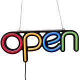 OPEN Business Sign Neon Lamp Integrative Ultra Bright LED Store Shop Advertising Lamp